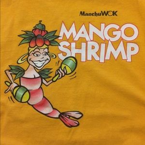 Unisex Promotional T-Shirt Manchu Wok Mango Shrimp